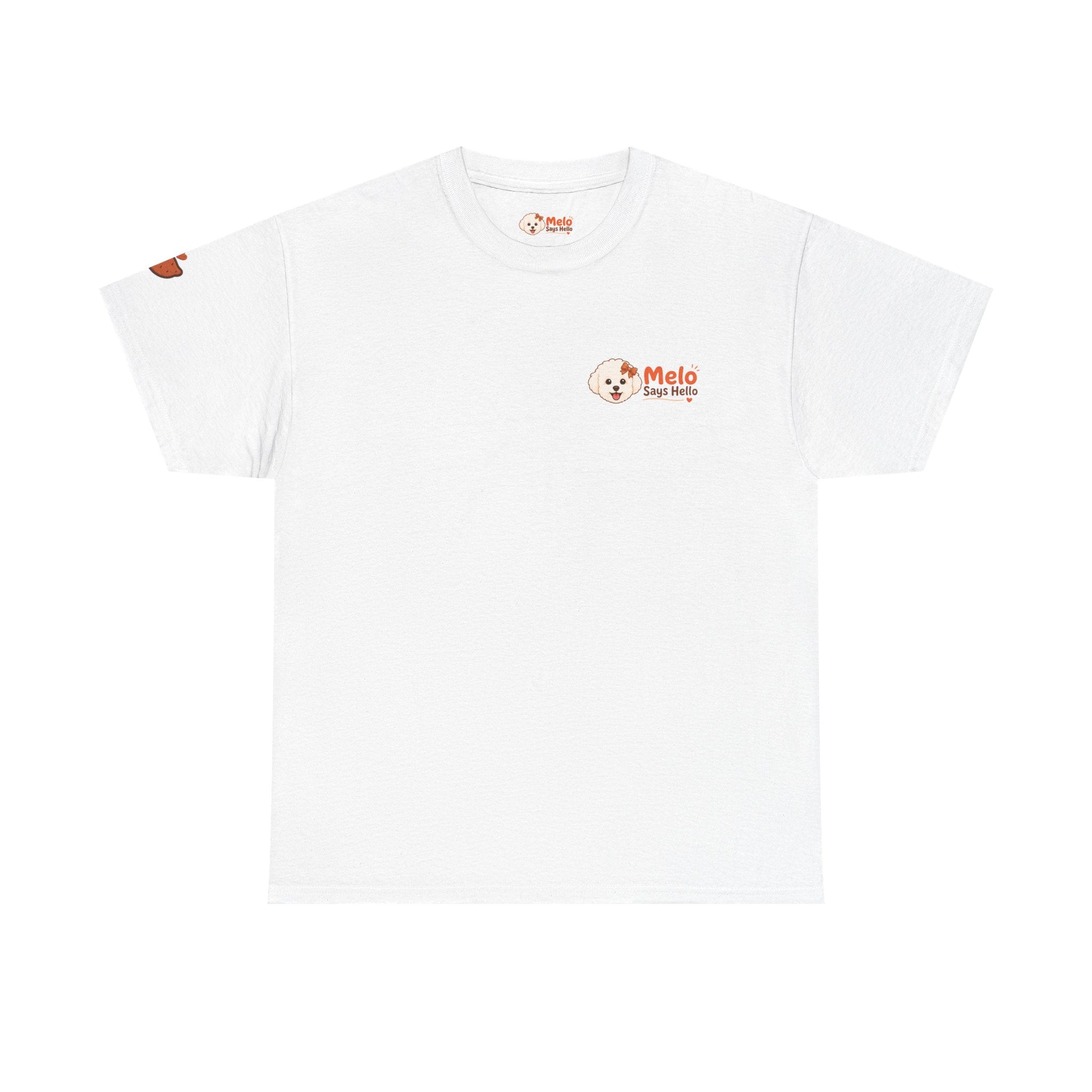 Melo Says Hello T-Shirt - Sweet Potato Club Logo (DTG)