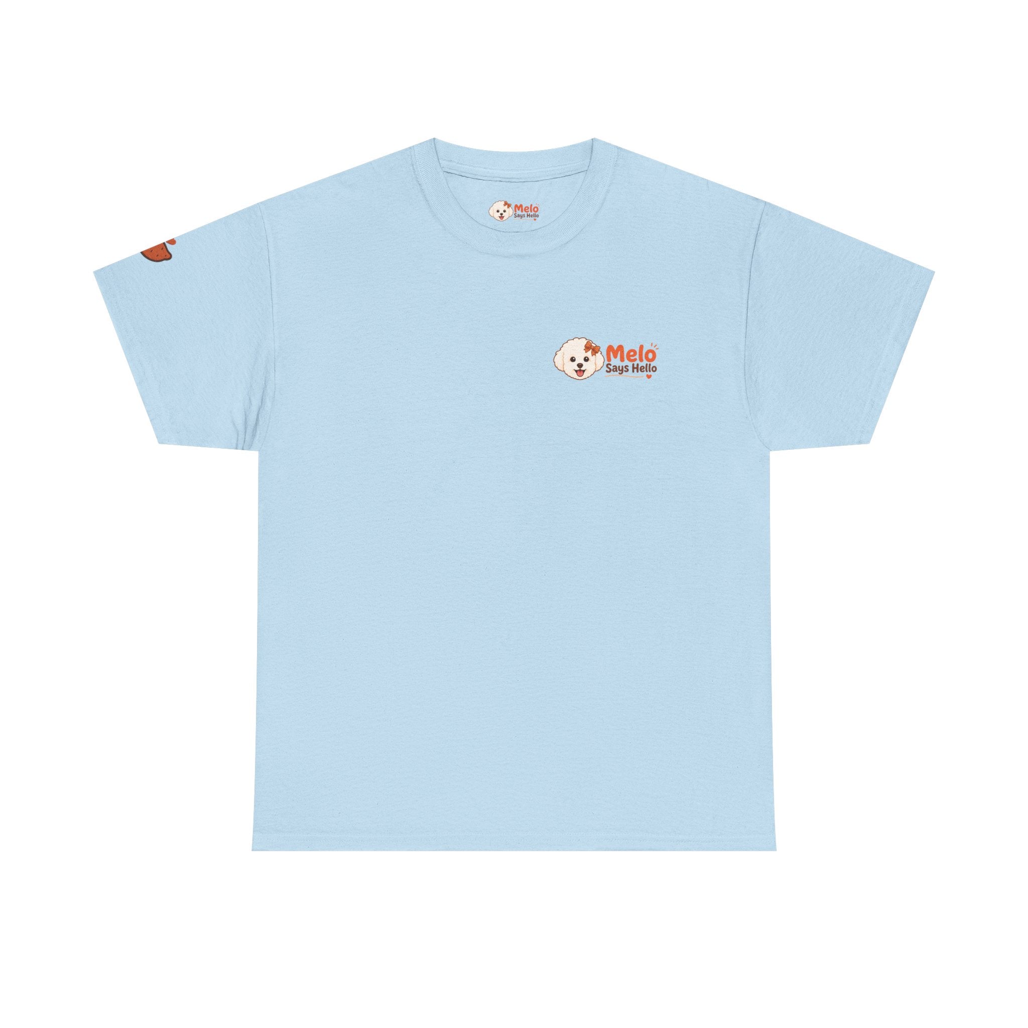 Melo Says Hello T-Shirt - Sweet Potato Club Logo (DTG)