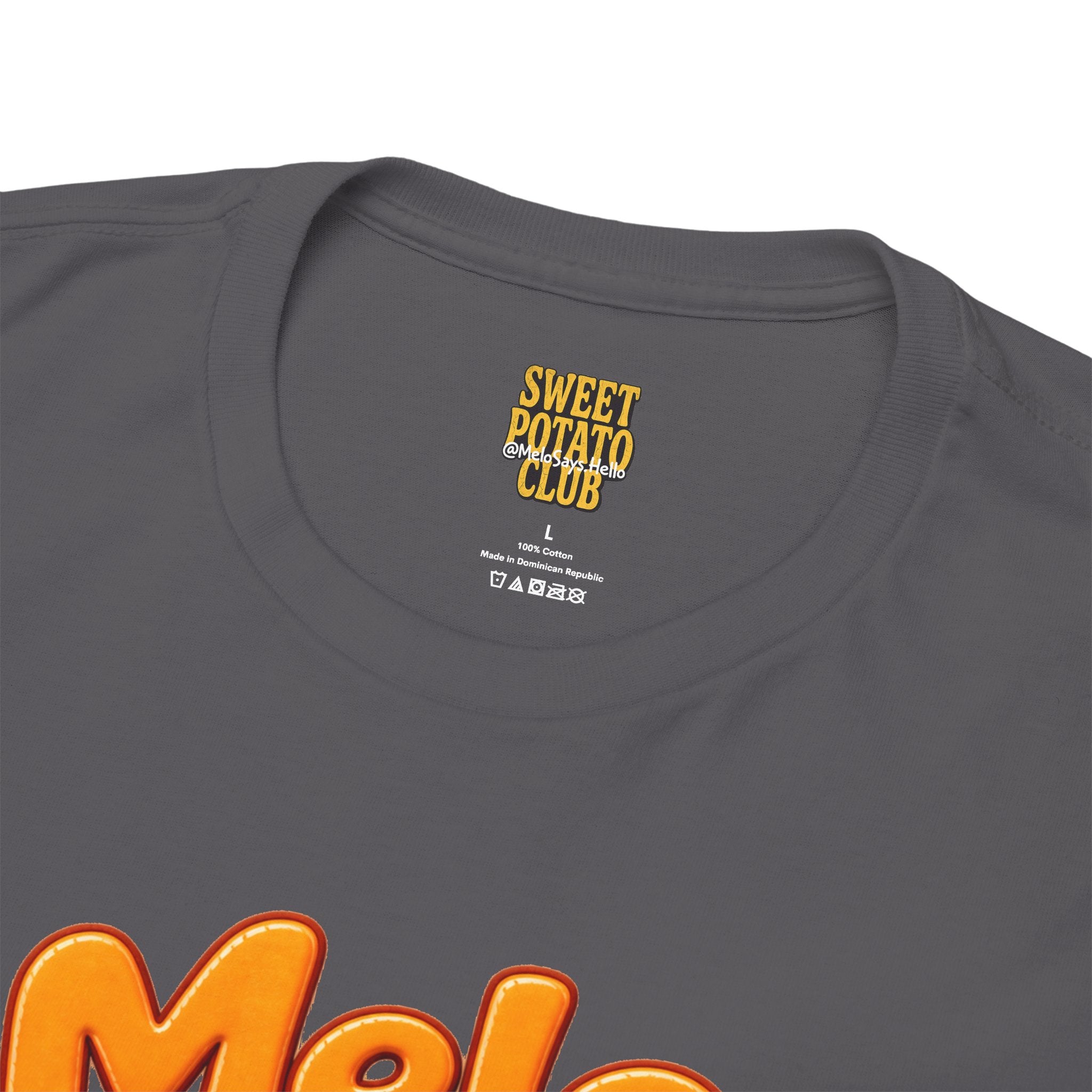 Melo Says Hello Graphic T-Shirt — Melo's Sweet Potato Club
