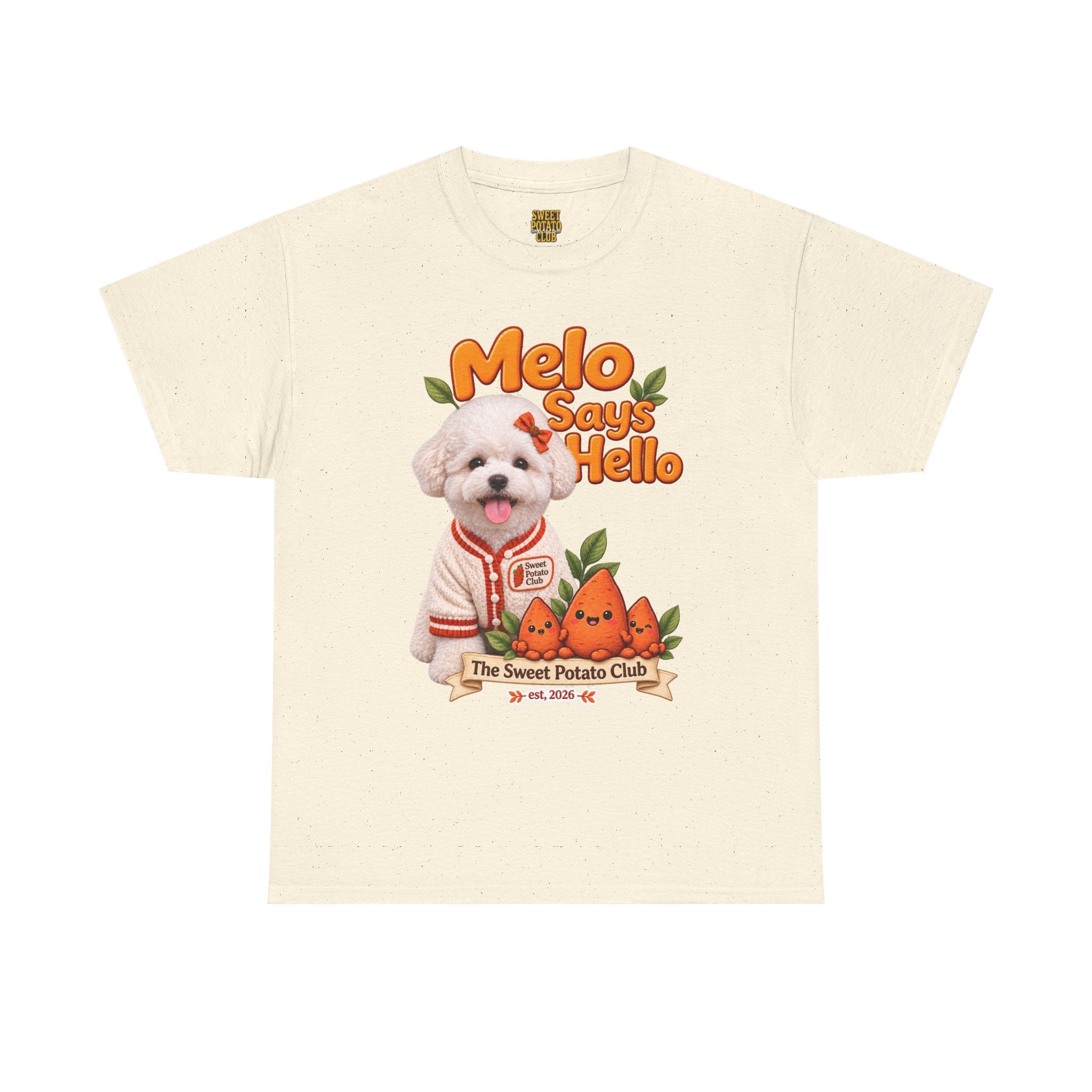 Melo Says Hello Graphic T-Shirt — Melo's Sweet Potato Club