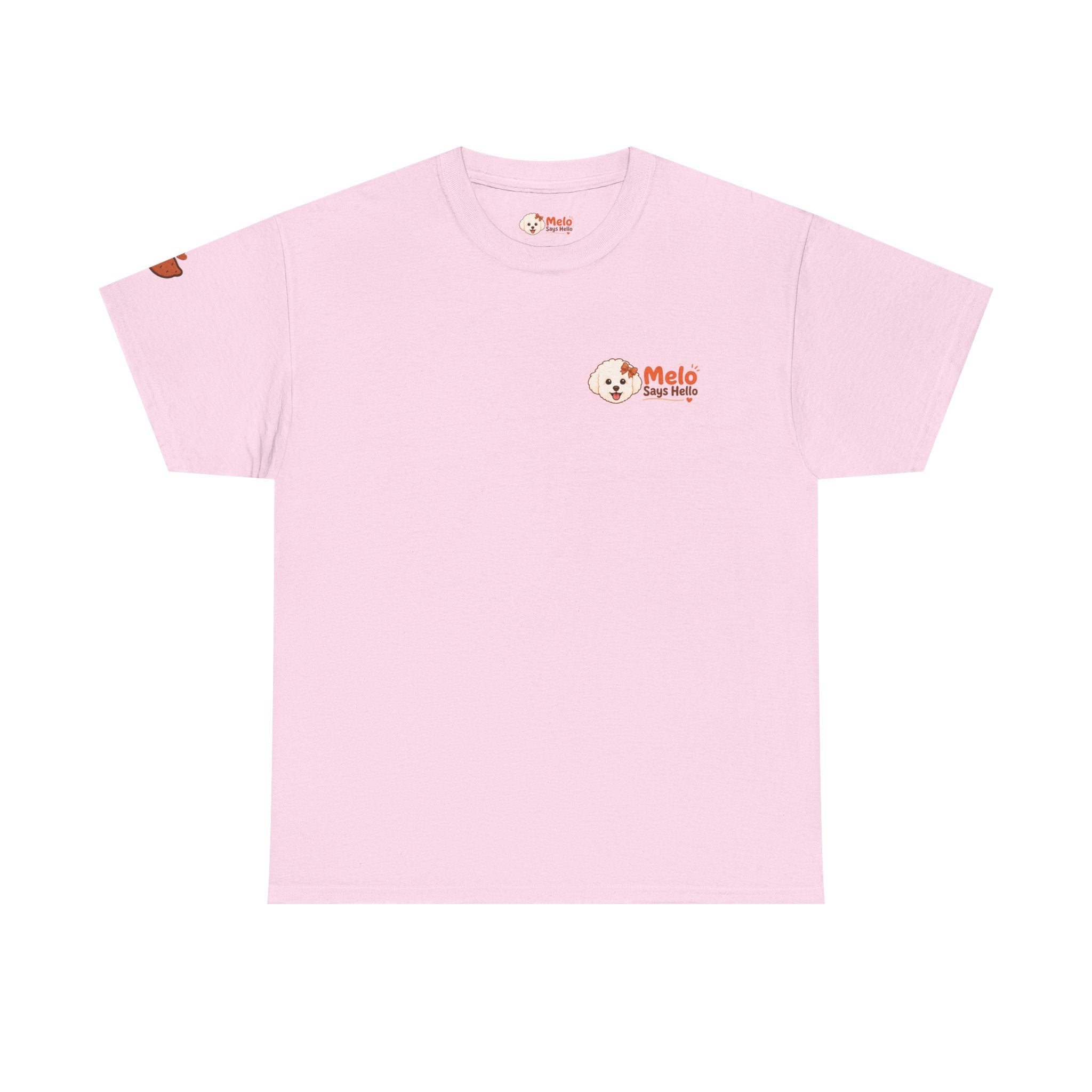 Melo Says Hello T-Shirt - Sweet Potato Club Logo (DTG)