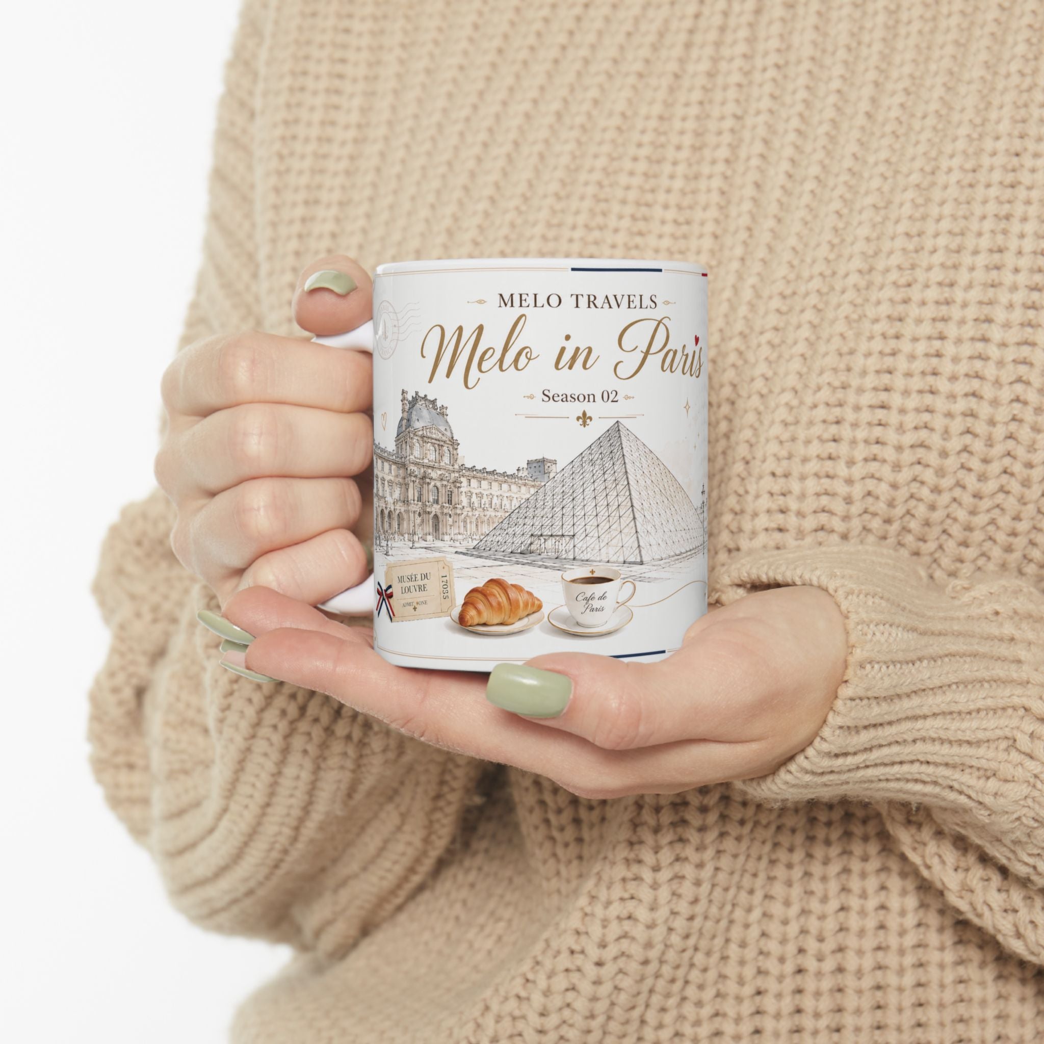 Melo Travels: Paris — Louvre Mug