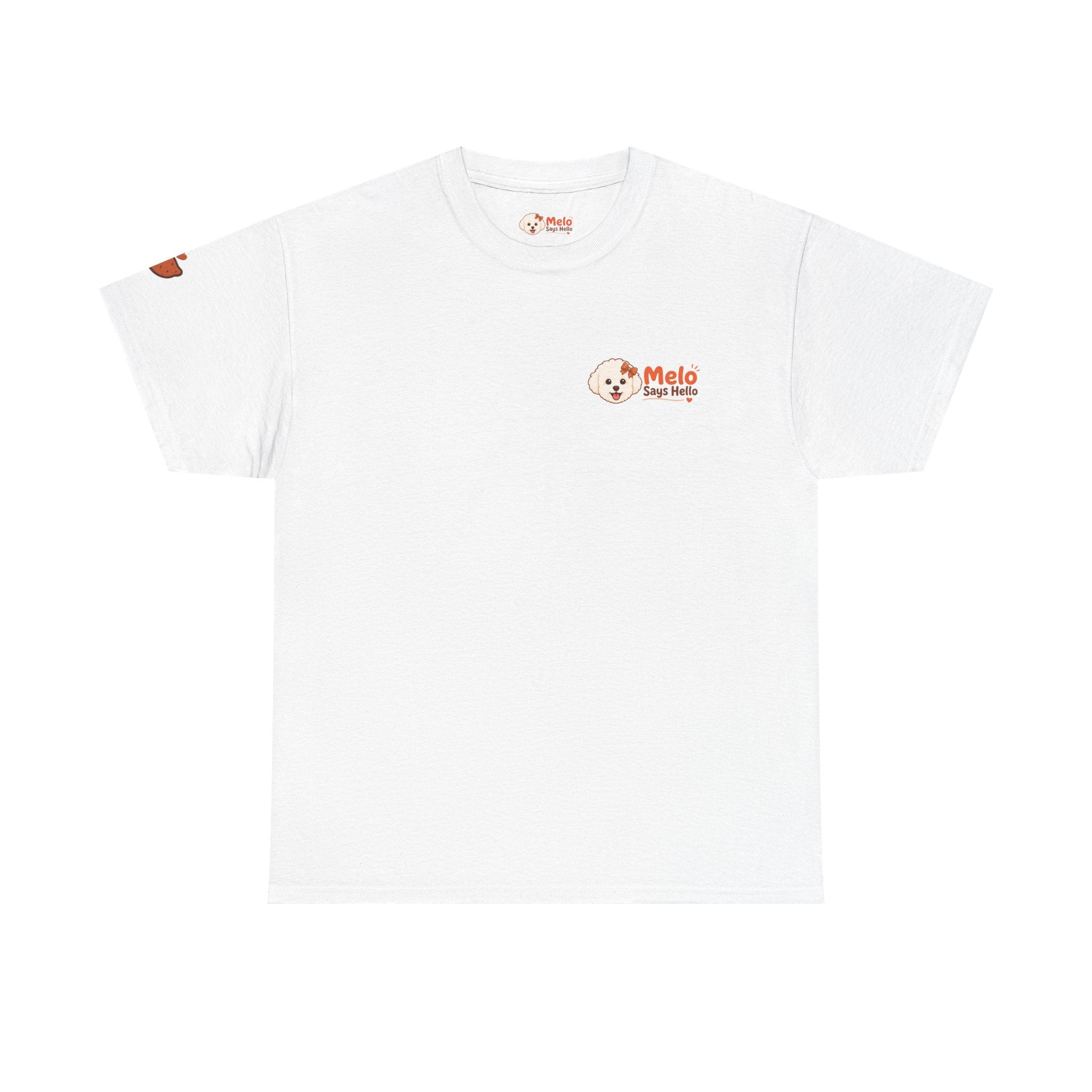 Melo Says Hello T-Shirt - Sweet Potato Club Logo (DTG)
