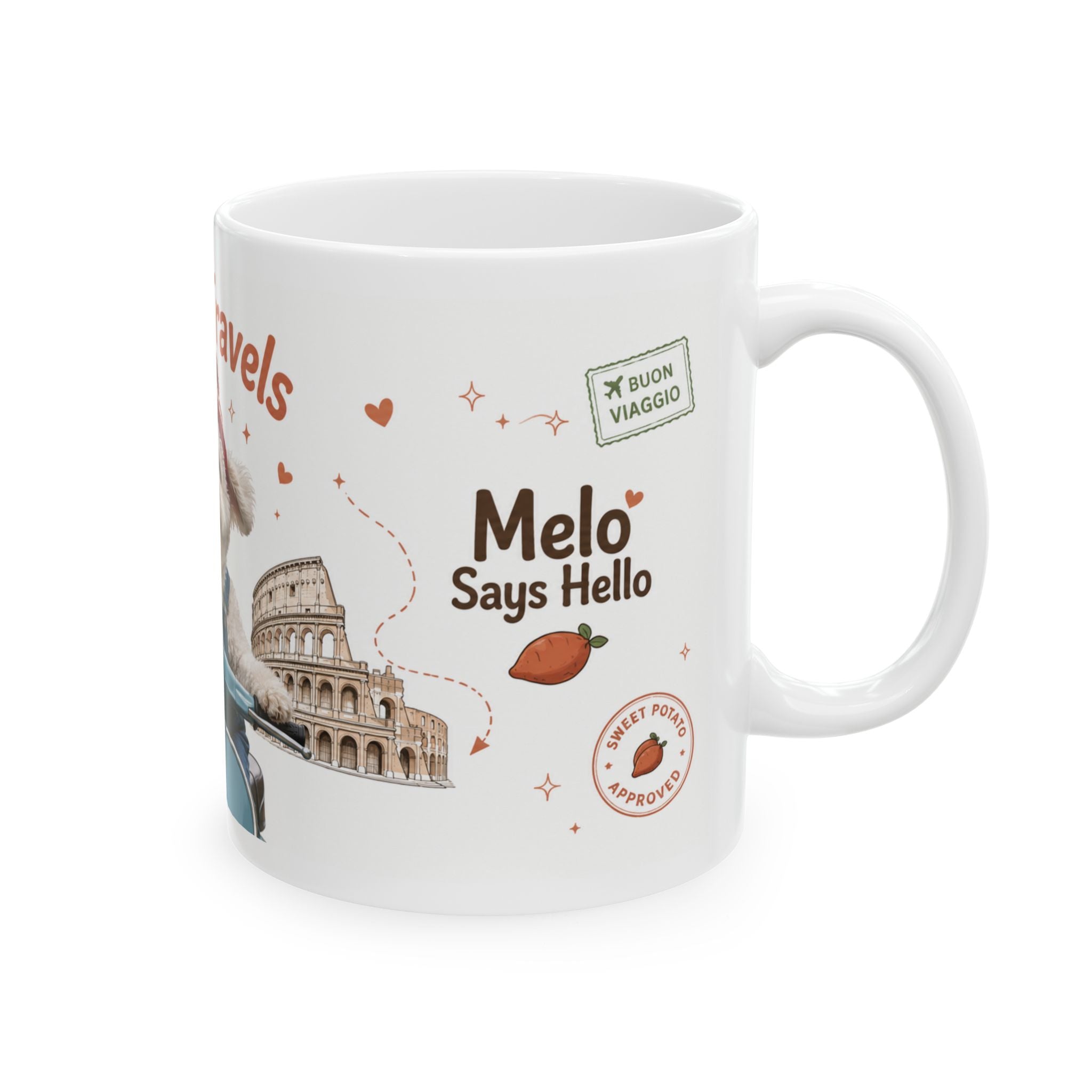 Melo Travels: Rome — Scooter Mug