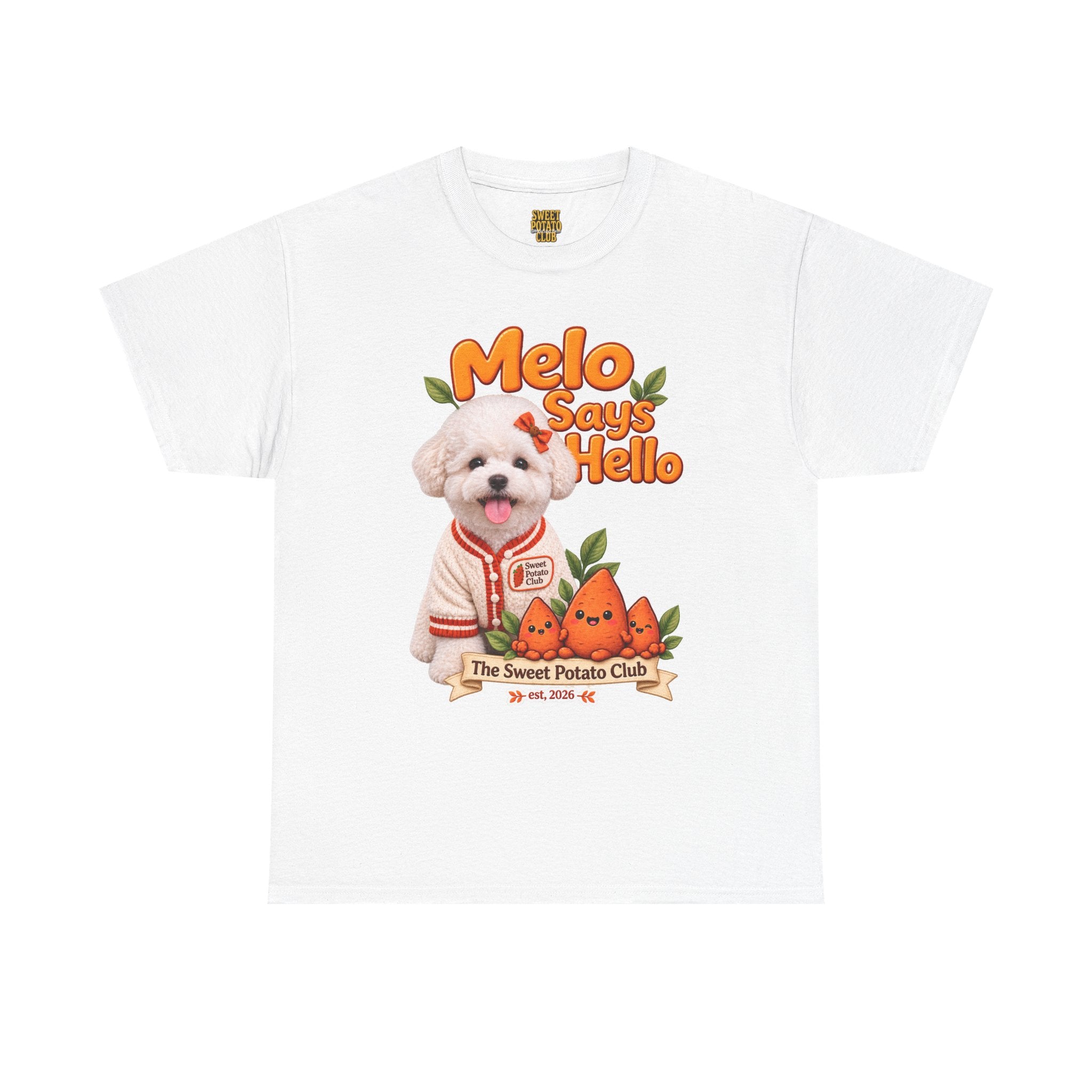 Melo Says Hello Graphic T-Shirt — Melo's Sweet Potato Club