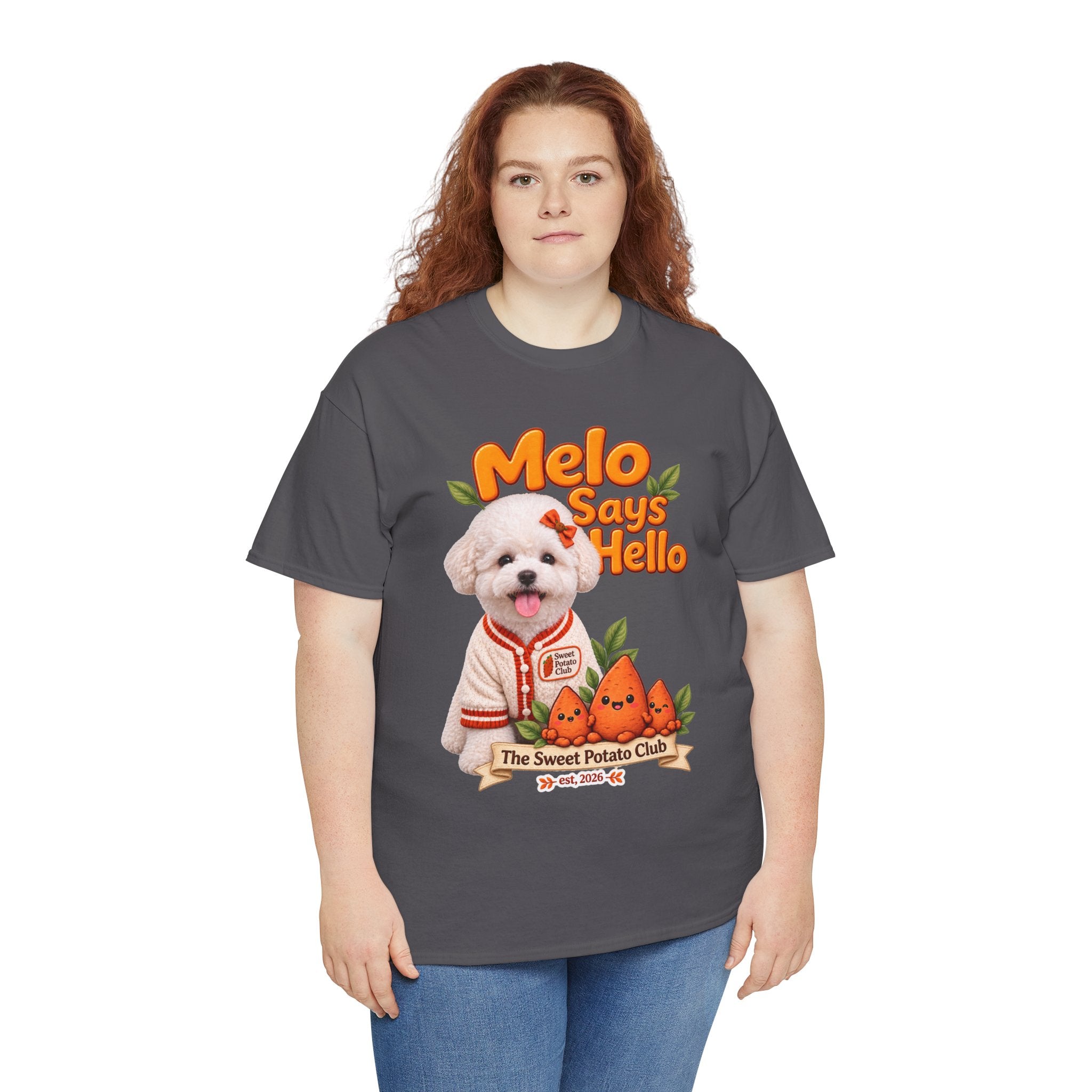 Melo Says Hello Graphic T-Shirt — Melo's Sweet Potato Club