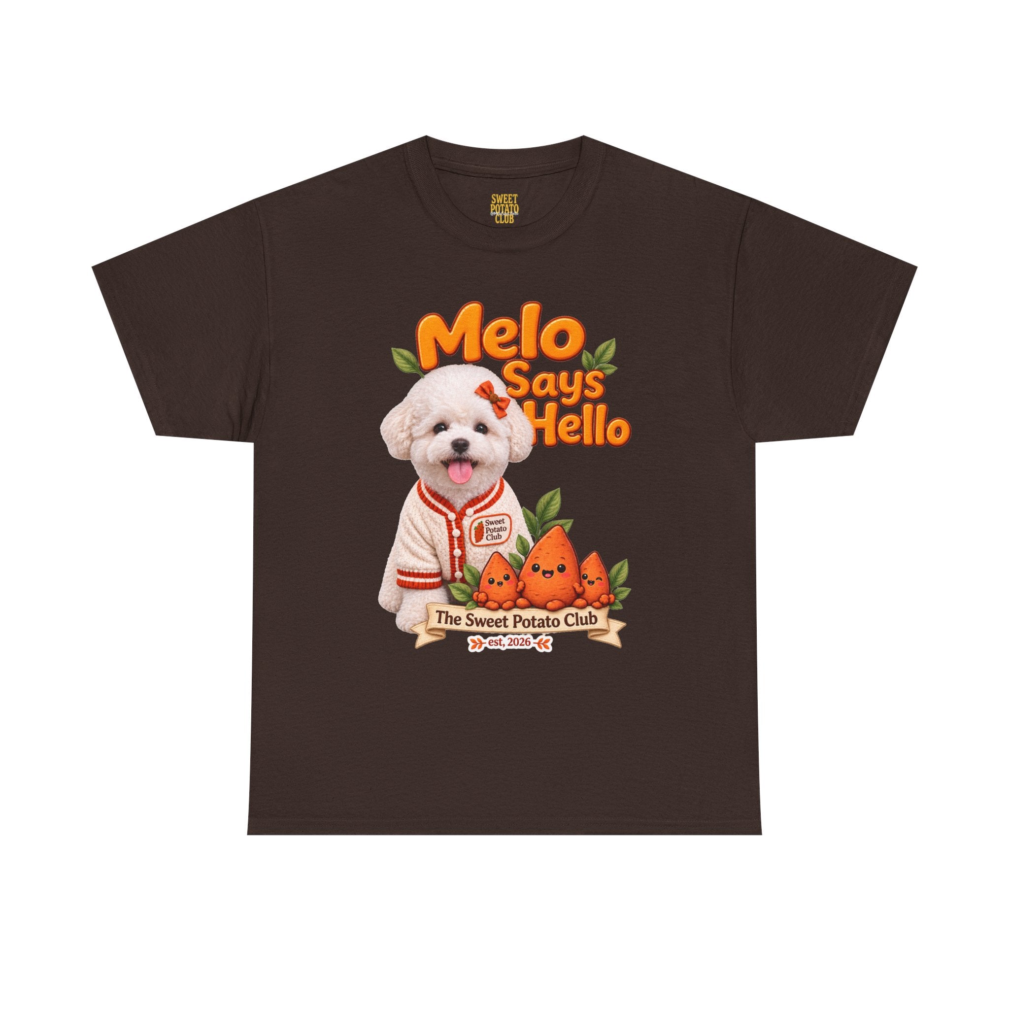 Melo Says Hello Graphic T-Shirt — Melo's Sweet Potato Club