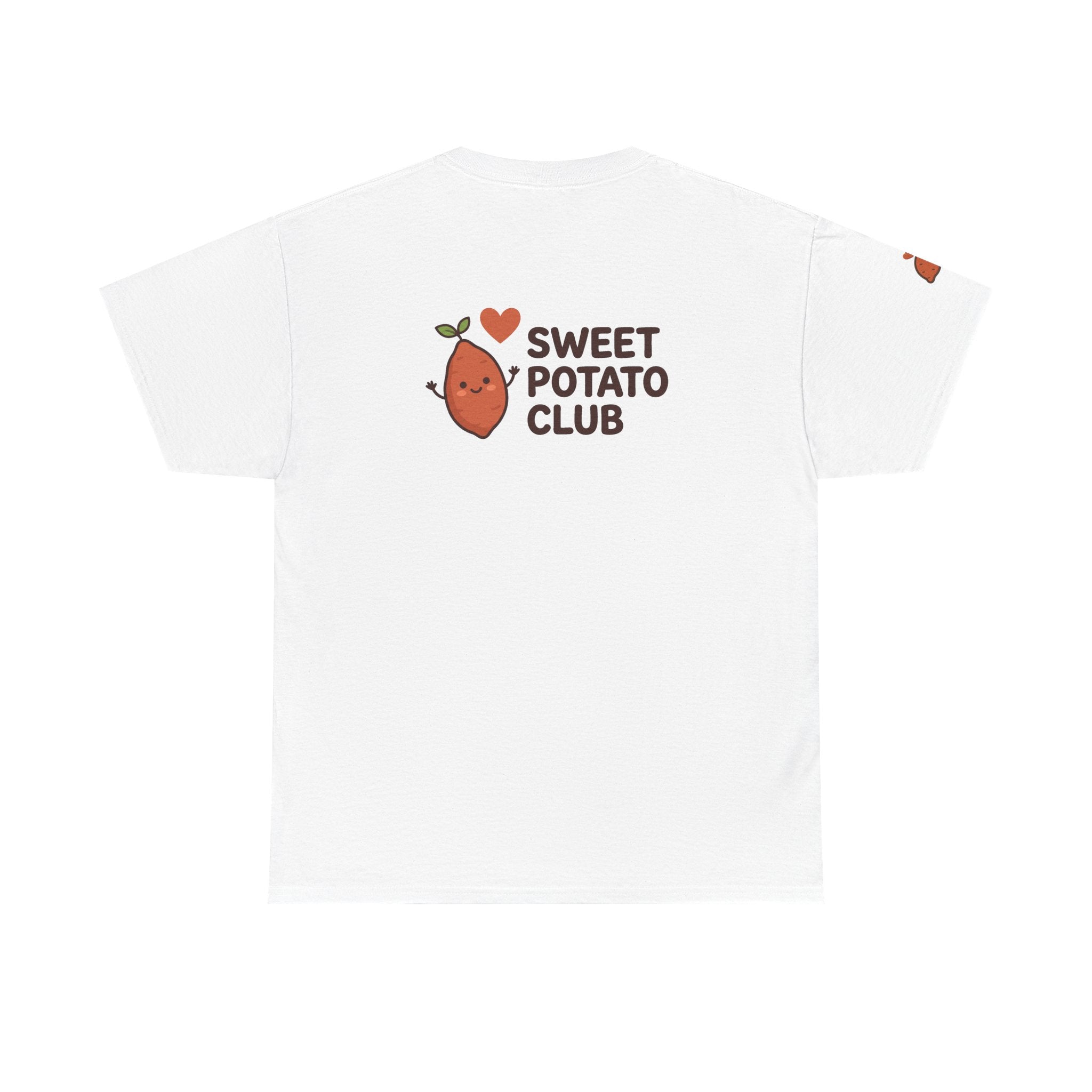 Melo Says Hello T-Shirt - Sweet Potato Club Logo (DTG)