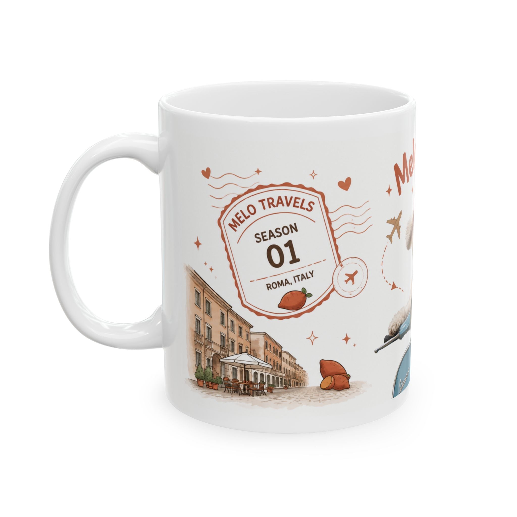 Melo Travels: Rome — Scooter Mug