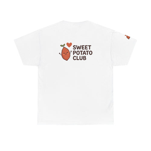 Melo Says Hello T-Shirt - Sweet Potato Club Logo (DTG)